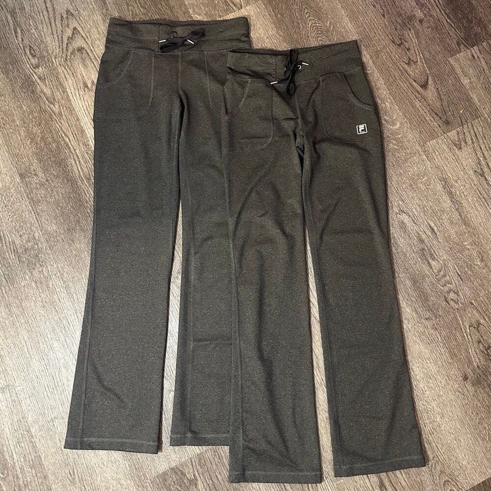 2 FILA SPORT MOVEMENT BOOTCUT ATHLETIC PANTS SIZE XS